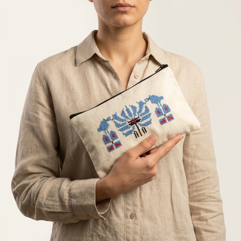 Embroidery Pencil Case